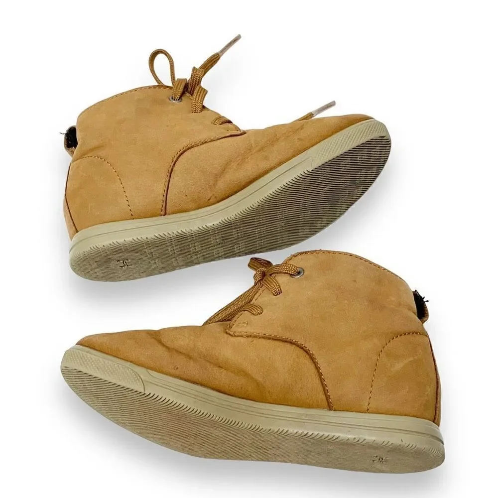 Under Armour Suede Leather Tan Brown  Boot Shoes Little Boy’s Size 12K Preschool
